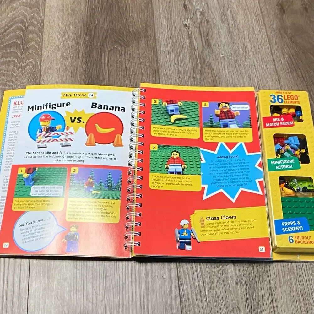 LEGO Make Your Own Movie Stop-Motion Animation Activity Kit - 36 Elements